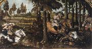 unknow artist The Boar Hunt oil painting on canvas